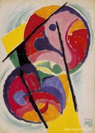 Röd och gul sammansättning