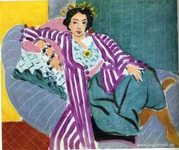 Liten Odalisque i lila dräkt