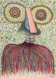 Imaginärt porträtt av Asger Jorn