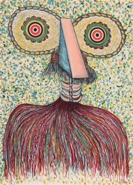Imaginärt porträtt av Asger Jorn