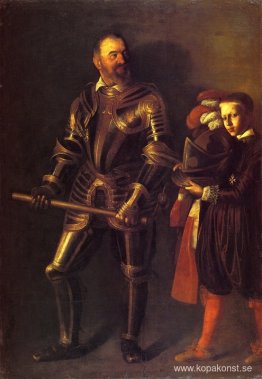 Porträtt av Alof de Wignacourt och hans sida