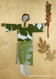 Skissen till filmen "Colour of Pomegranate". "Musa"