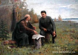 Lenin och Stalin sommaren 1917