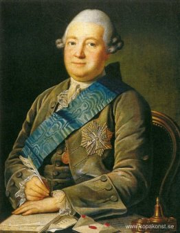 Porträtt av Adam Vasilevich Olsufyev