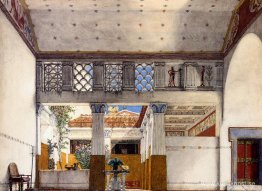 Interiör av Caius Martius hus