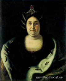 Tsarina Praskovia Fedorovna Saltikova, änka efter Ivan V