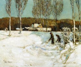 Skotta snö, New England