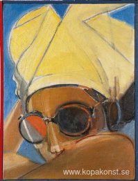 Flicka i solglasögon