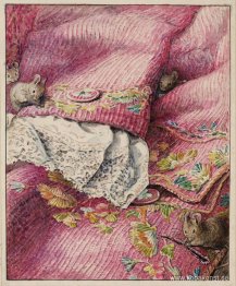 Helen Beatrix Potter Mössen syr knapphål