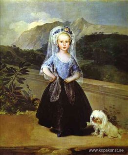 Porträtt av Maria Teresa de Borbón y Vallabriga