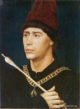 Porträtt av Antoine, jävel från Bourgogne