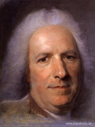 Förberedelse av porträttet av Jean Paris de Montmartel