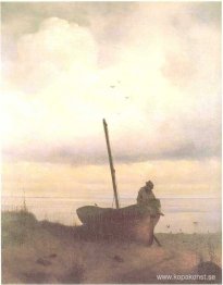 Utsikt över kusten nära St. Petersburg