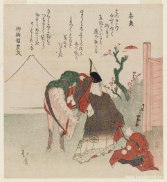 Sen våren' Narihira och skötare