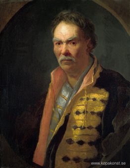 En malorossisk hetman (förmodligen Pavlo Polubotok)