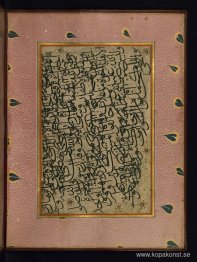 Sida med pennövningar