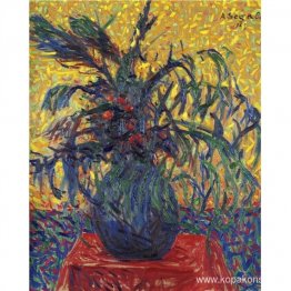 Stilleben av blommor
