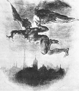 Mefistofeles över Wittenberg (ur Goethes Faust)
