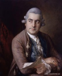 Porträtt av Johann Christian Bach