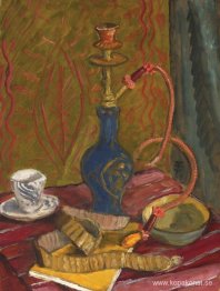 Stilleben med Hubble-Bubble