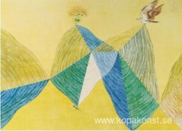 Untitled (Bird, Tree & Mountain Series)