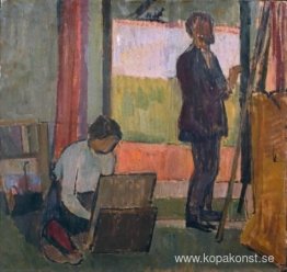 Frederick och Jessie Etchells målning