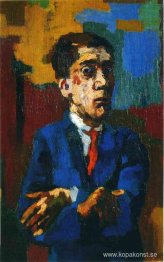 Självporträtt med korsade armar