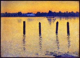 Segelbåtar på floden Schelde