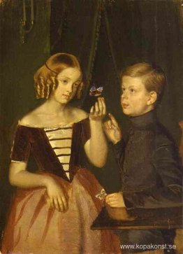 Porträtt av Olga Ivanovna och Fedor Ivanov
