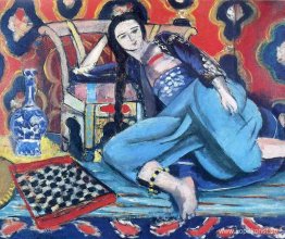 Odalisque med en turkisk stol