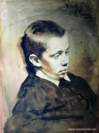 Porträtt av A.S. Matveev