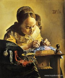 The Lacemaker (efter Vermeer)