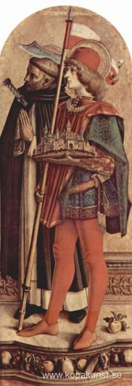 Sankt Peter Martyr och Sankt Venetianus av Camerino