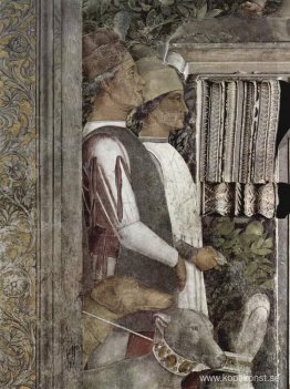 Scen väntande tjänare med hundar(fragment)