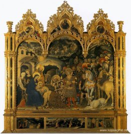 Tillbedjan av Magi, från Strozzi-kapellet i Santa Trinita, Flore