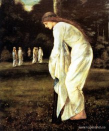 Saint George och draken Prinsessan bunden till trädet