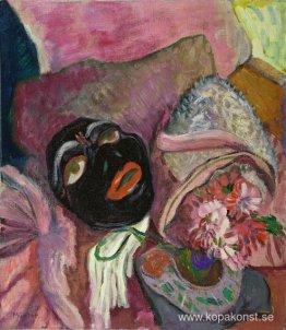 Svart Mask Med Rosa