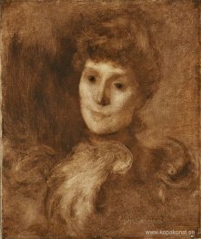 Porträtt av en kvinna (möjligen Madame Keyser)