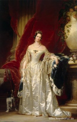 Porträtt av kejsarinnan Alexandra Fedorovna