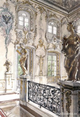 Peterhof-palatset. Handelstrappa på Grand Palace