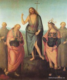 Johannes Döparen och fyra helgon