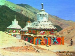 Postuma monument i Ladakh
