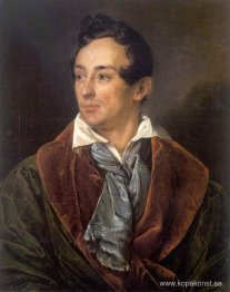 Porträtt av en ung man i en grön dräkt