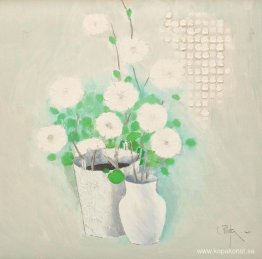 Vita blommor