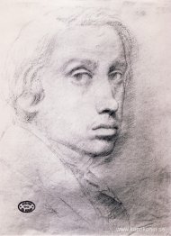 Studie för självporträtt