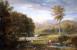 Pastoral scen i Herefordshire