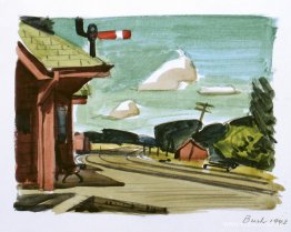 Utan titel, tågstation