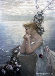 Porträtt av en flicka (identifierad som konstnärens dotter)