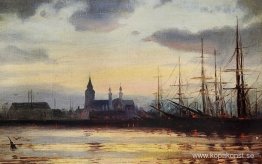 Kväll i hamnen