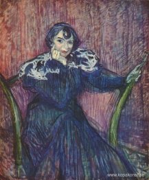 Porträtt av Berthe Bady